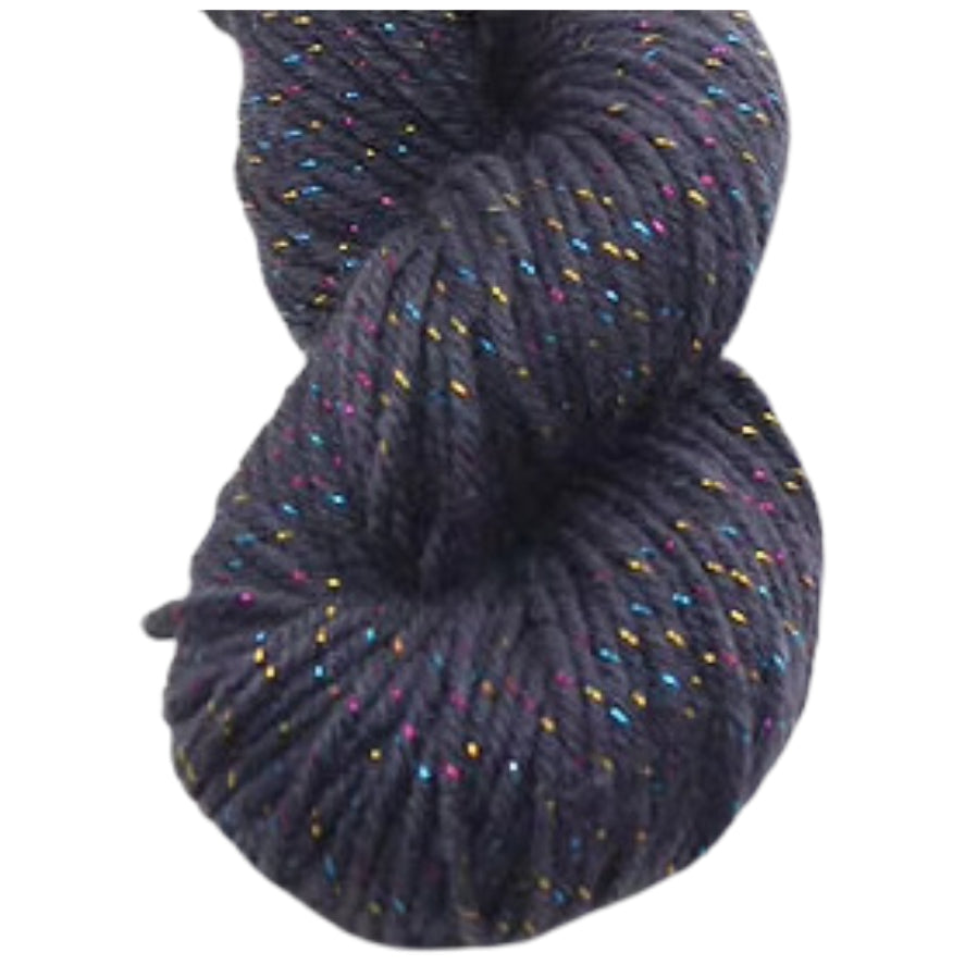 Glitter Yarn – Medium Worsted Weight Acrylic & Polyester for Knitting & Crochet Projects, 50g/1.76oz 109 yards
