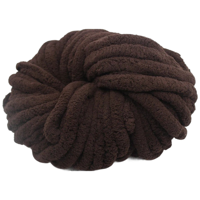 Ultra Thick Chenille Yarn 20mm, 250g/8.82oz 30 Yards Jumbo Yarn for Crocheting & Knitting