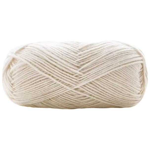 Soft Cotton Acrylic Blend Yarn for Crochet and Knitting, 3 DK Weight, Baby-Friendly, 142 yds 50g/1.76oz