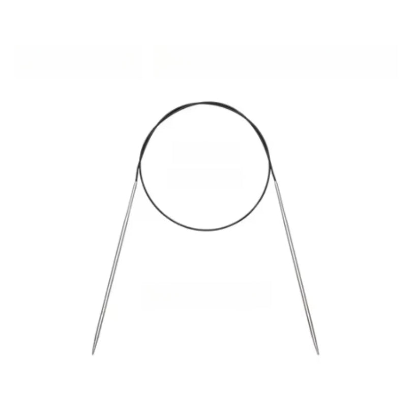 Stainless Steel Circular Knitting Crochet Needles, 80cm for Durable and Precise Stitching