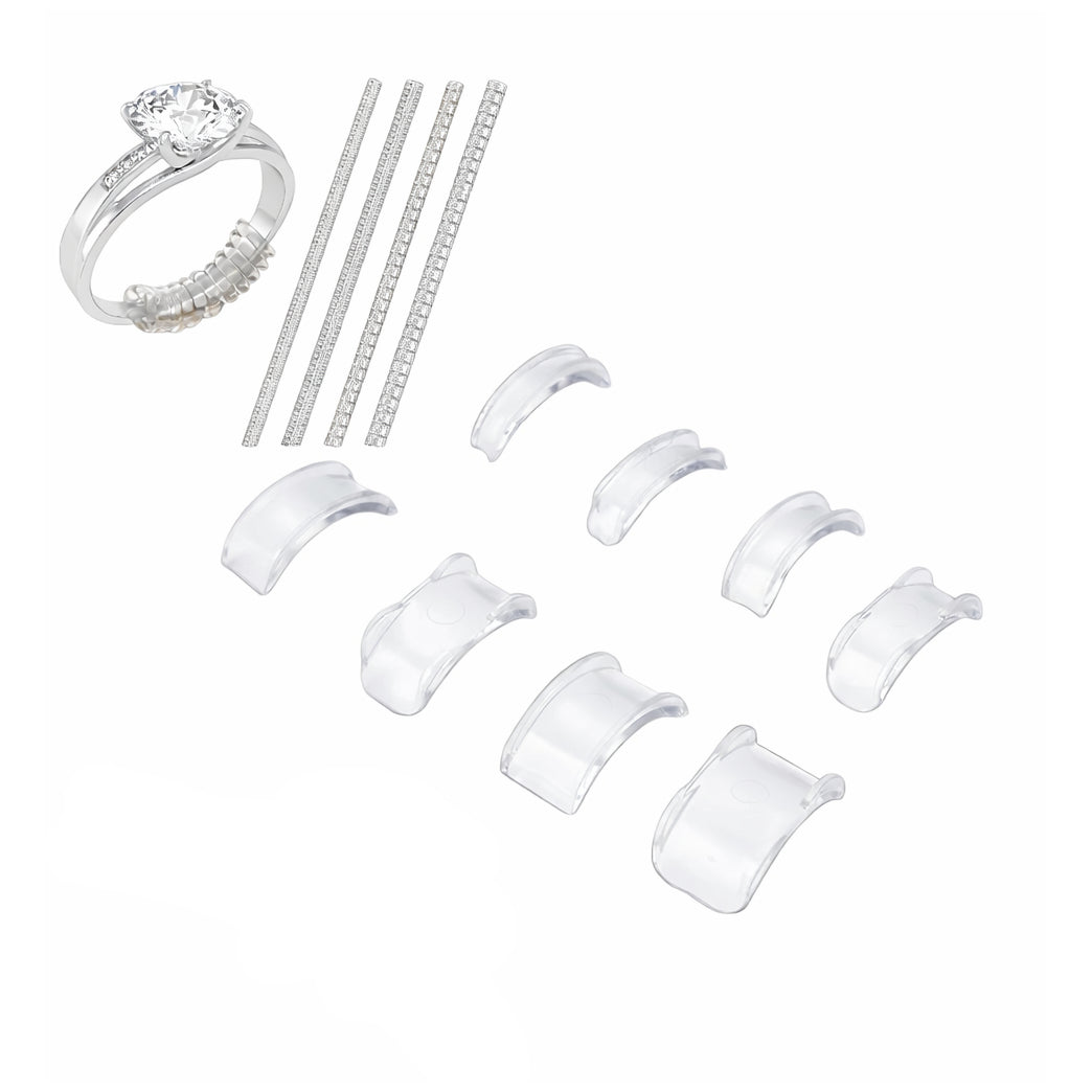 Invisible Ring Size Adjuster Set for Loose Rings 1 to 11 mm Bands, Pack of 12