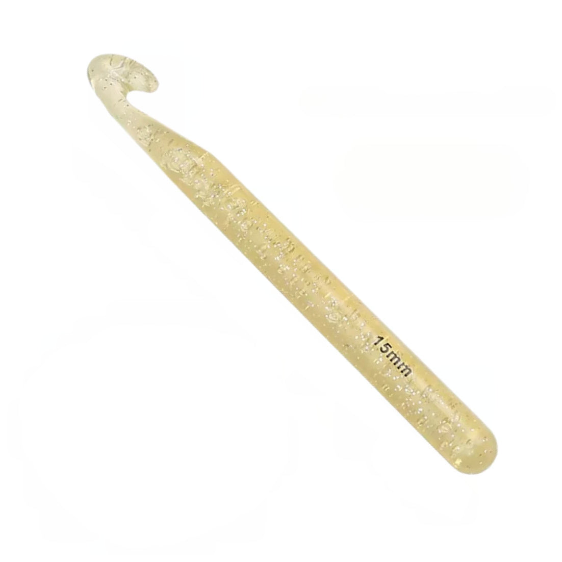 Large Crystal Crochet Hooks with Ergonomic Handles, Colorful Transparent Beginner Needles