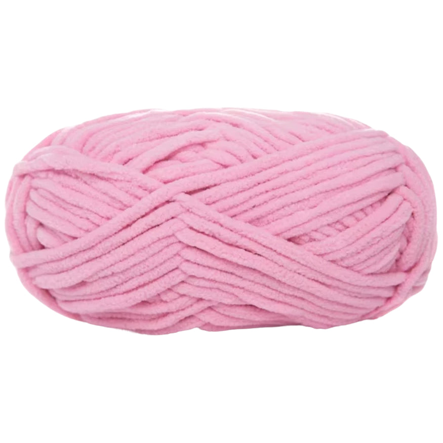 Soft Velvet Chenille Yarn for Crocheting, 100g/3.53oz, 74.3 Yards, Baby Blanket Yarn
