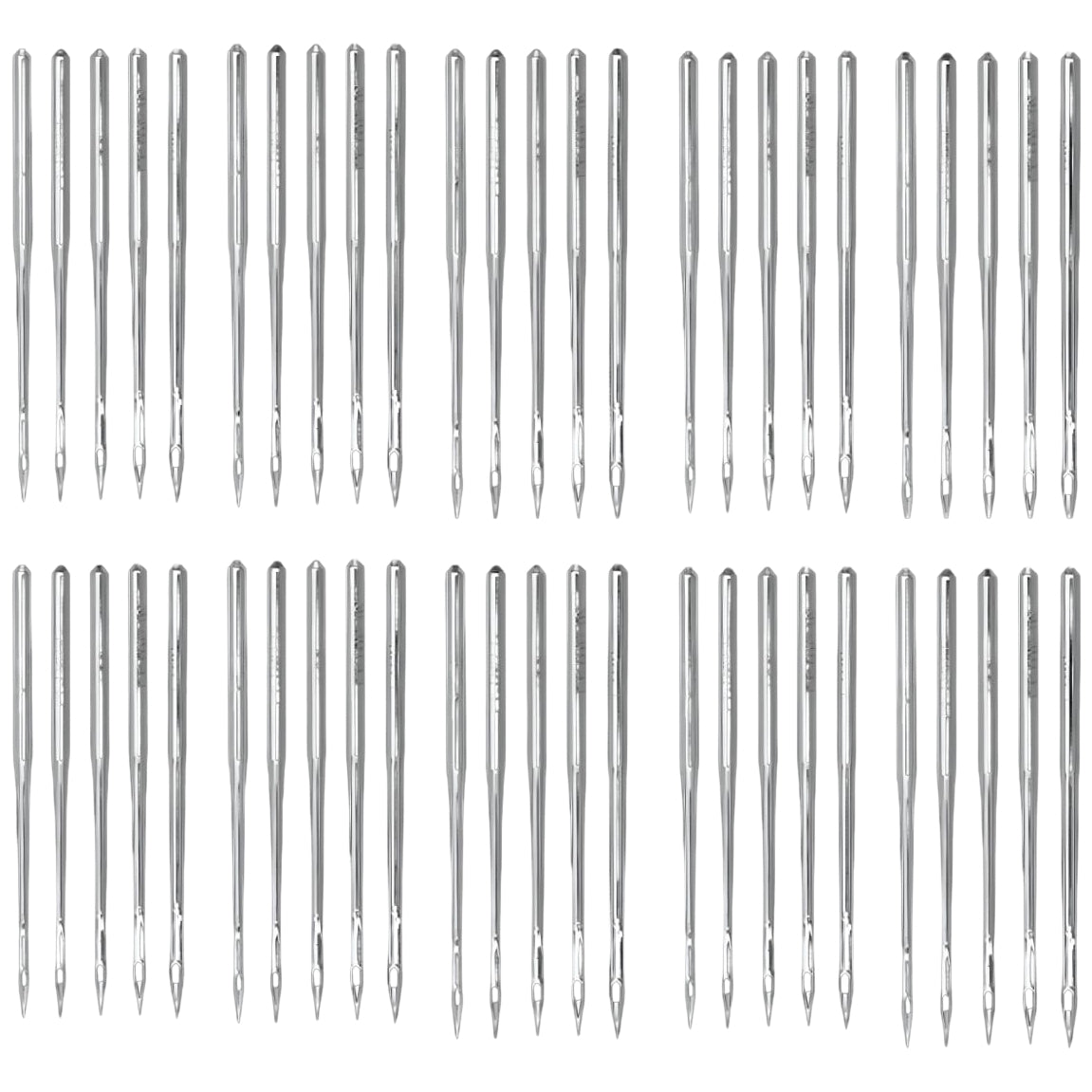 Size 80 12 Sharp Sewing Machine Needles for Quilting and Topstitching, Pack of 5