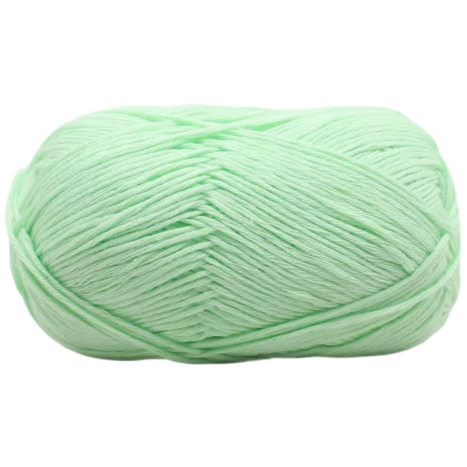 4-Ply Fingering Weight Yarn, 153 Yards 50g/1.76oz 100% Cotton Thin Yarn for Crochet & Knitting