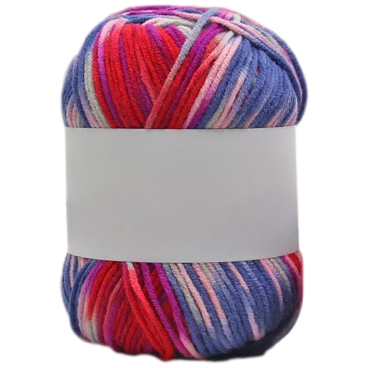 Multicolored Anti-Pill Acrylic Yarn 50g/1.76oz, 136.7 Yards for Baby Projects, Garments, and Decor