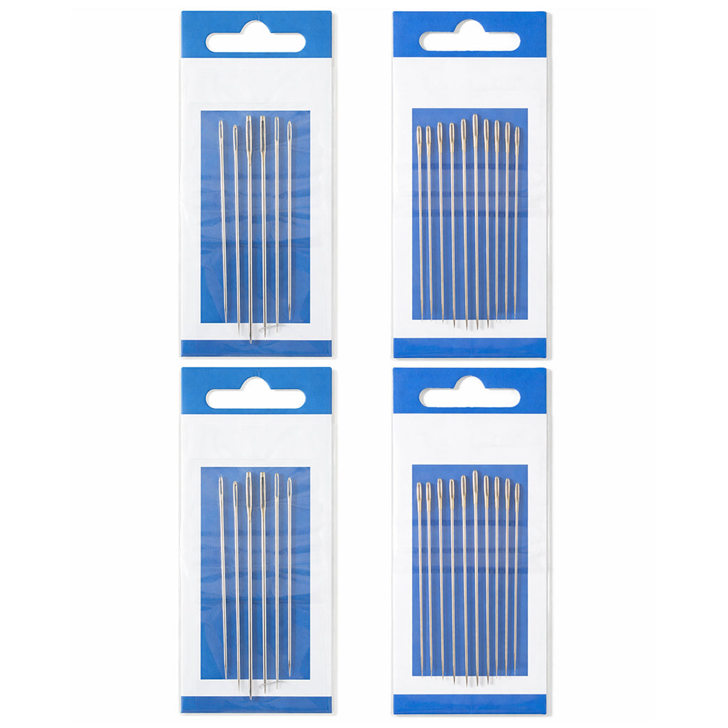 Sashiko Needles Set Metal Large Eye Needles in Multiple Sizes for Embroidery Quilting and DIY Sewing