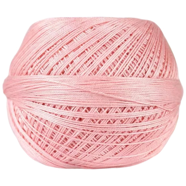 Mercerized Cotton Lace Yarn – Smooth, Shiny Cotton Yarn for Crochet and Hand Knitting, 50 Grams/1.76oz 317 Yards