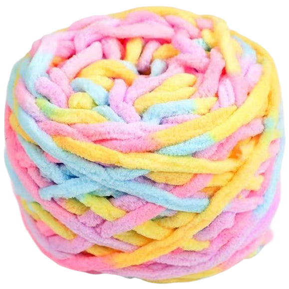 Super Chenille Yarn 7-8mm, 55 Yards (50m), 95g/3.35oz, Bulky Yarn for Knitting & Crafts