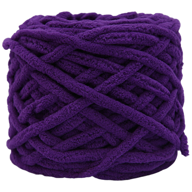Super Chenille Yarn 7-8mm, 55 Yards (50m), 95g/3.35oz, Bulky Yarn for Knitting & Crafts