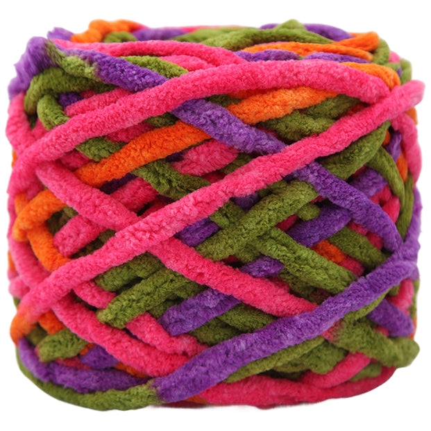 Super Chenille Yarn 7-8mm, 55 Yards (50m), 95g/3.35oz, Bulky Yarn for Knitting & Crafts
