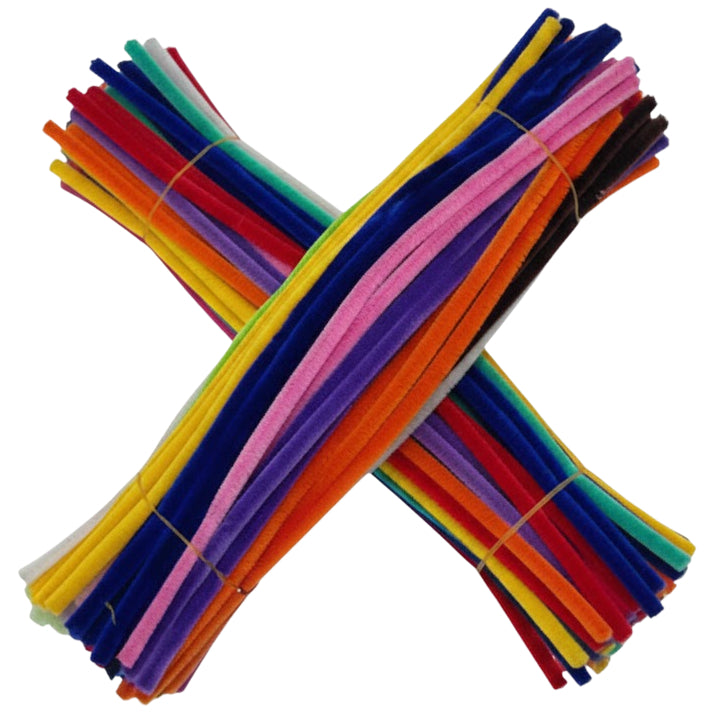 12 Inch Chenille Stem Pipe Cleaners 6 to 7 mm Thick for DIY Crafts and Decorations