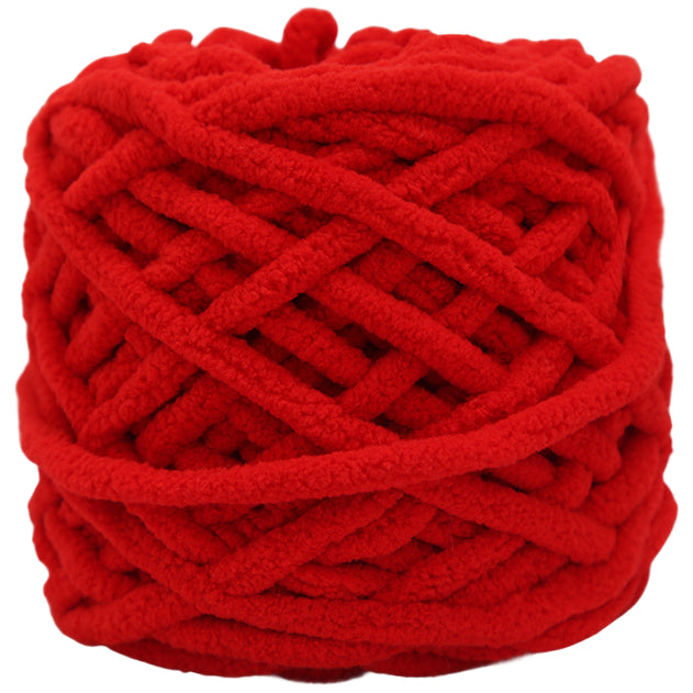 Super Chenille Yarn 7-8mm, 55 Yards (50m), 95g/3.35oz, Bulky Yarn for Knitting & Crafts