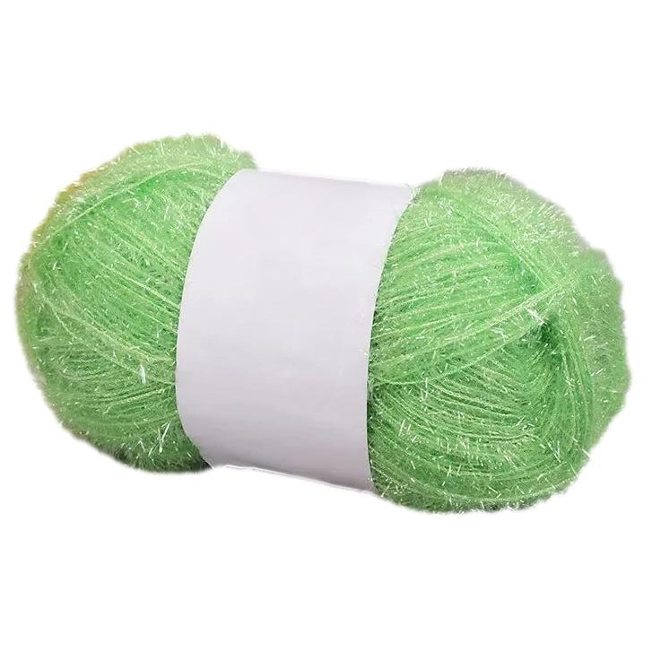 Sparkling Scrubby Yarn for Dishcloths 50g/1.76oz 109 Yards, Durable Polyester Yarn for Crocheting