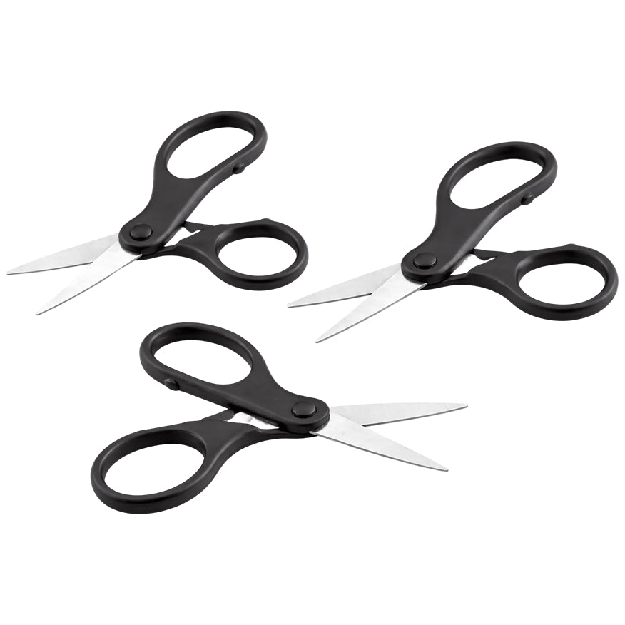 Pointed Tip Scissors 5 Inch 3 Pack for Kids School Crafts DIY Cutting and Classroom Use