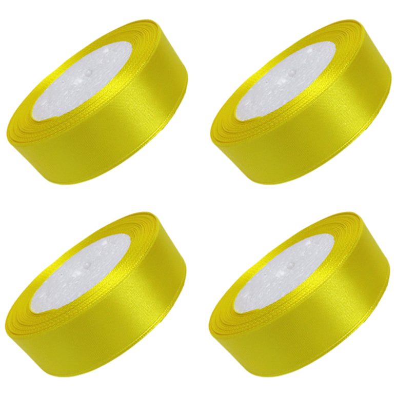 Satin Ribbon 4 Rolls 40 Yards for Gift Wrapping Crafts Weddings and Decorations