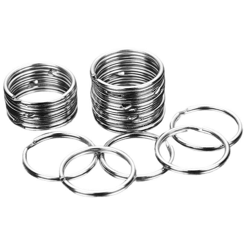 Split Key Rings Bulk for Keychains Jewelry Making and DIY Crafts, Pack of 100