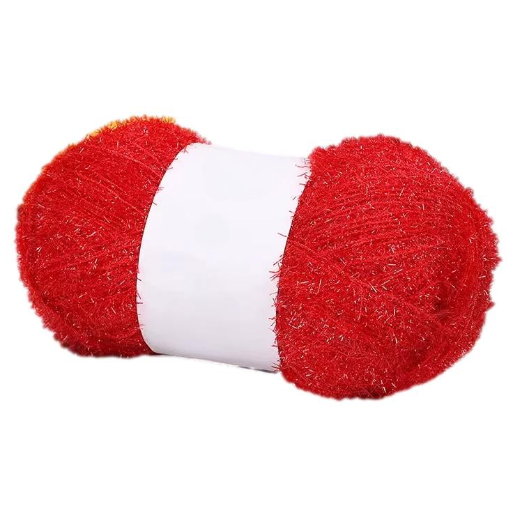 Sparkling Scrubby Yarn for Dishcloths 50g/1.76oz 109 Yards, Durable Polyester Yarn for Crocheting