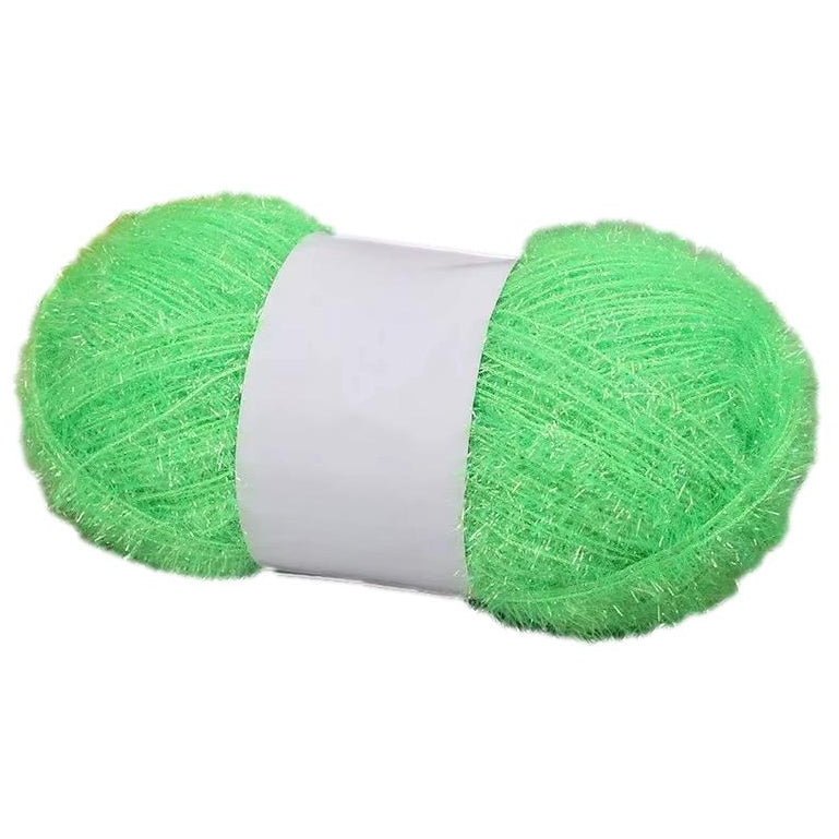 Sparkling Scrubby Yarn for Dishcloths 50g/1.76oz 109 Yards, Durable Polyester Yarn for Crocheting