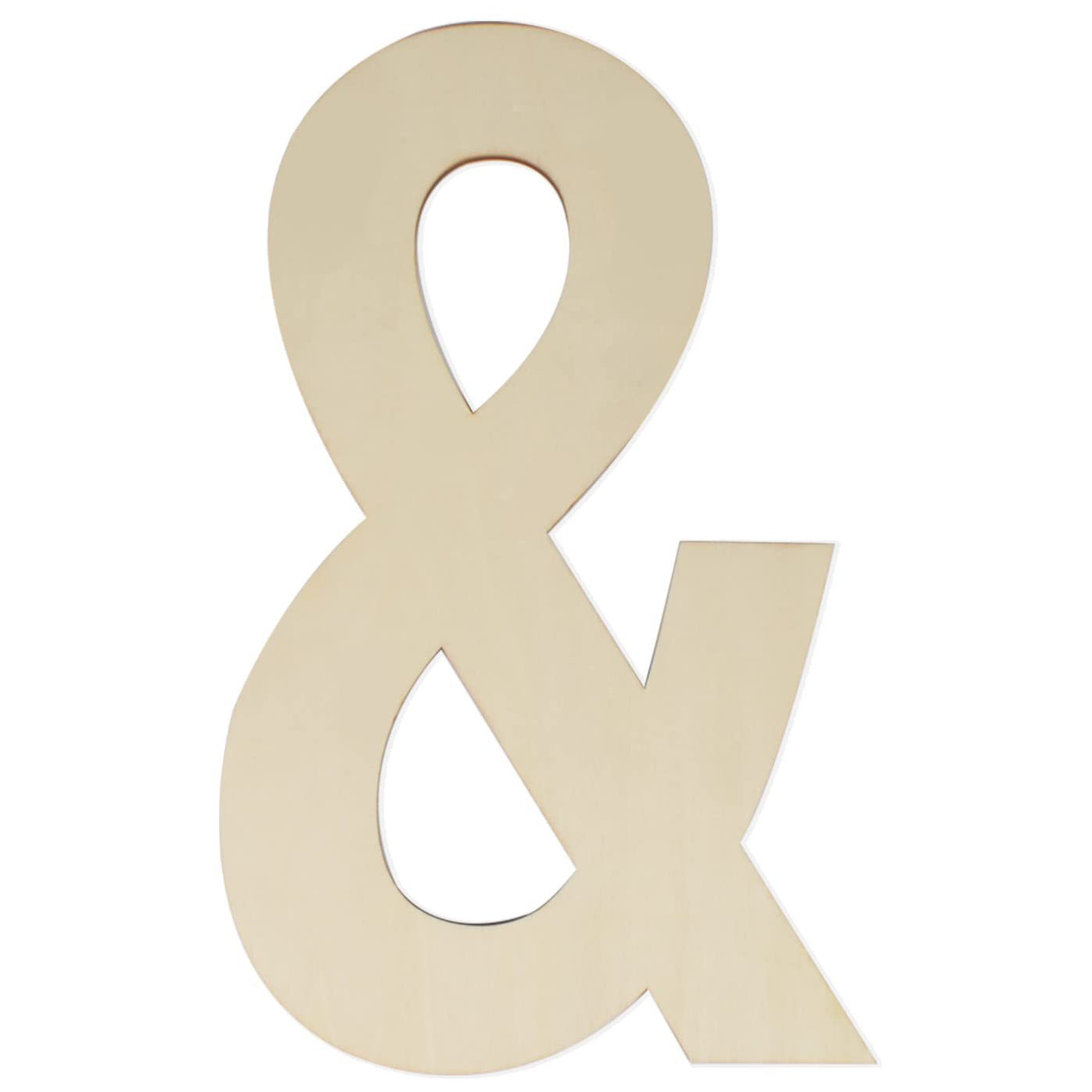 12 Inch Wooden Letter Unfinished Large Wood Alphabet Cutout For DIY Crafts Wall Decor Projects