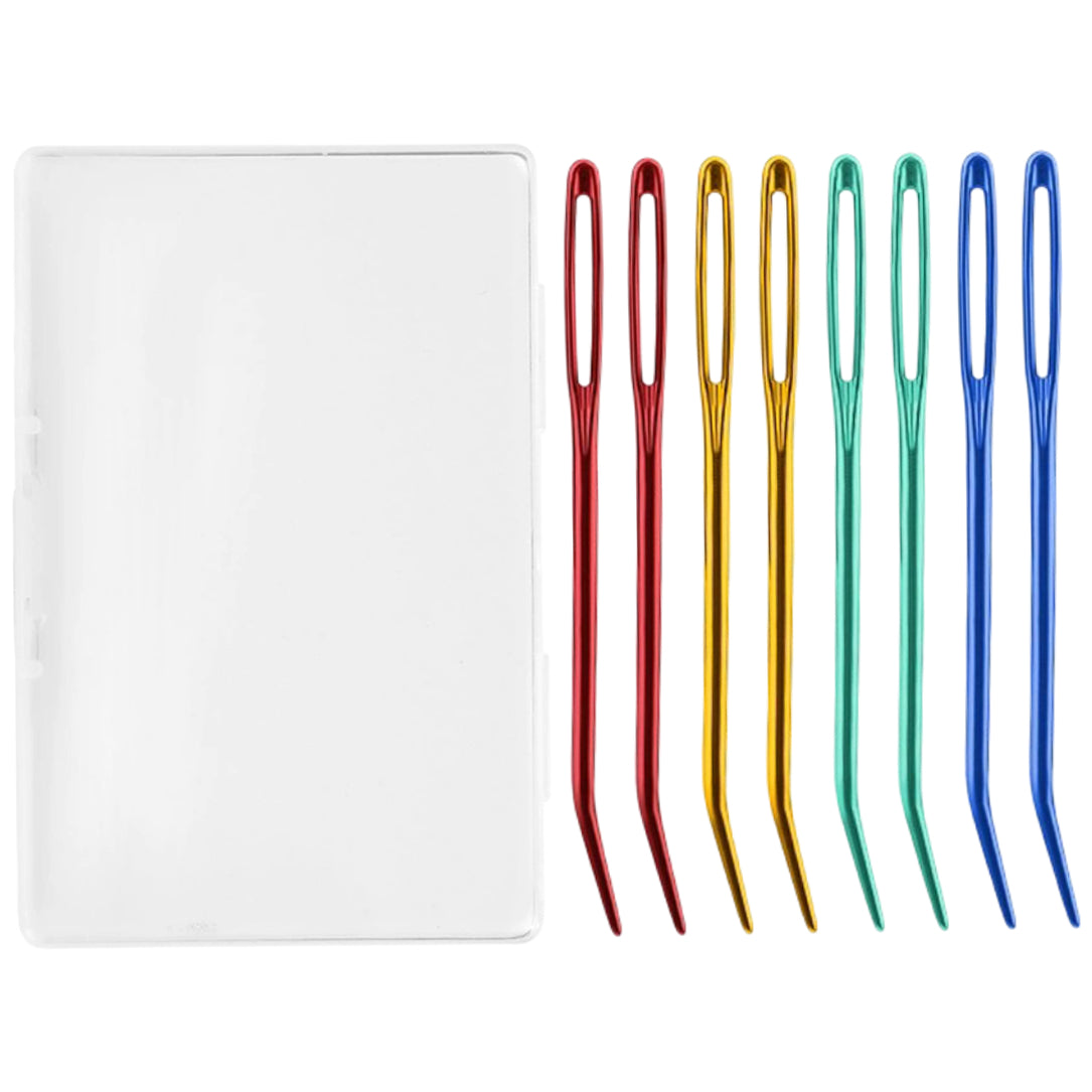 2.75 Inch Large Eye Blunt Yarn Needles for Knitting, Crochet, and Darning, Pack of 8