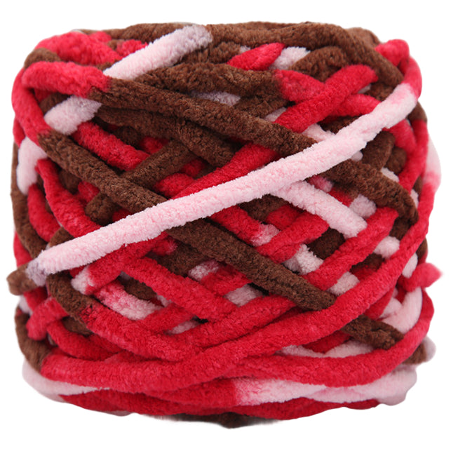 Super Chenille Yarn 7-8mm, 55 Yards (50m), 95g/3.35oz, Bulky Yarn for Knitting & Crafts