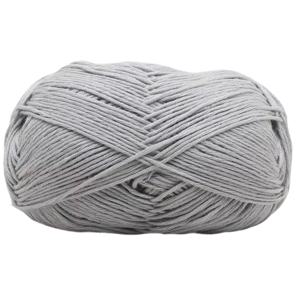 4-Ply Fingering Weight Yarn, 153 Yards 50g/1.76oz 100% Cotton Thin Yarn for Crochet & Knitting