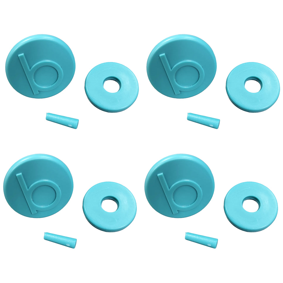 Replacement Handle Buttons with “b” Design for Bag Totes, Quick Fix Rivets for Beach Bag Straps and Repairs
