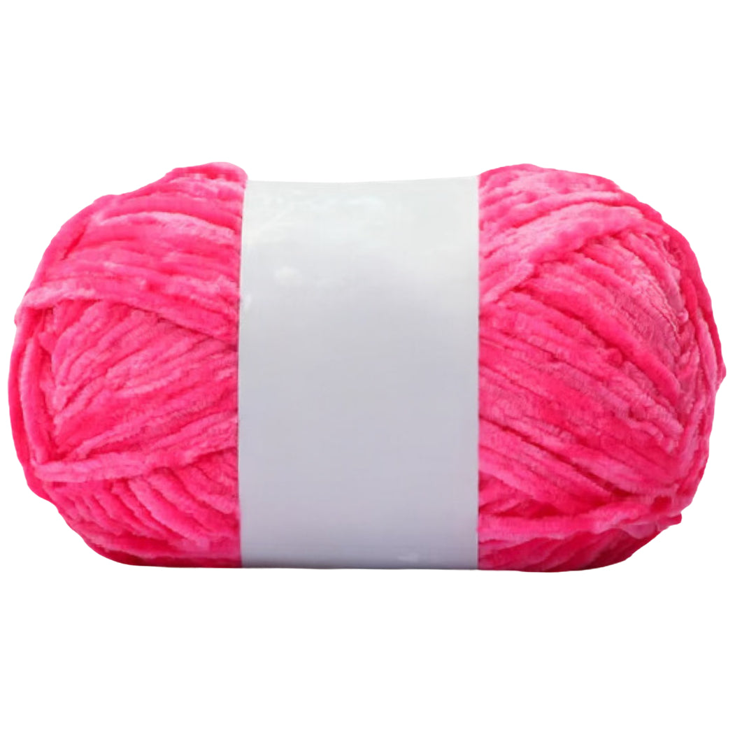 Chenille Yarn, Soft Worsted Weight Velvet Yarn, 100g/3.53oz 175 yards