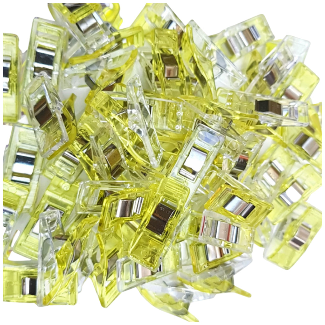 Colorful Plastic Sewing Clips for Quilting Garments Crochet Knitting Craft Fabric Binding, Pack of 30