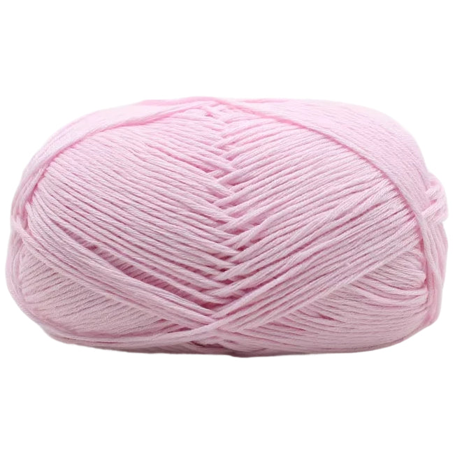 4-Ply Fingering Weight Yarn, 153 Yards 50g/1.76oz 100% Cotton Thin Yarn for Crochet & Knitting