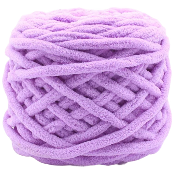Super Chenille Yarn 7-8mm, 55 Yards (50m), 95g/3.35oz, Bulky Yarn for Knitting & Crafts