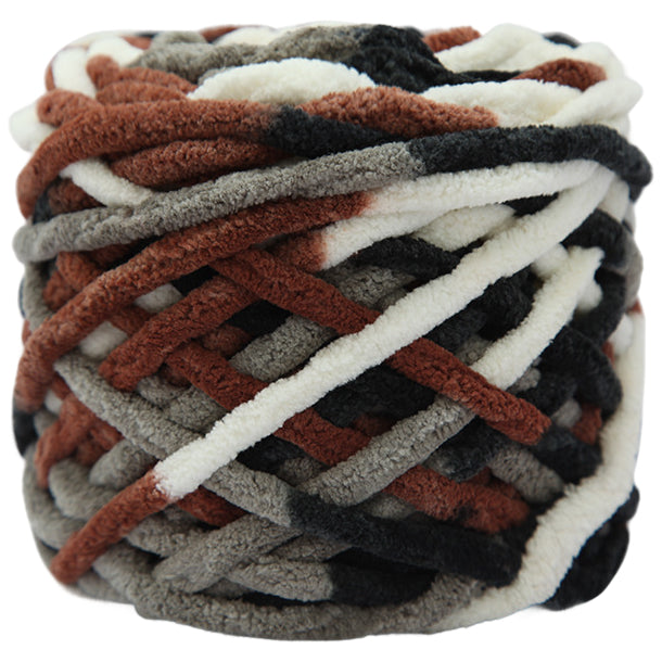 Super Chenille Yarn 7-8mm, 55 Yards (50m), 95g/3.35oz, Bulky Yarn for Knitting & Crafts