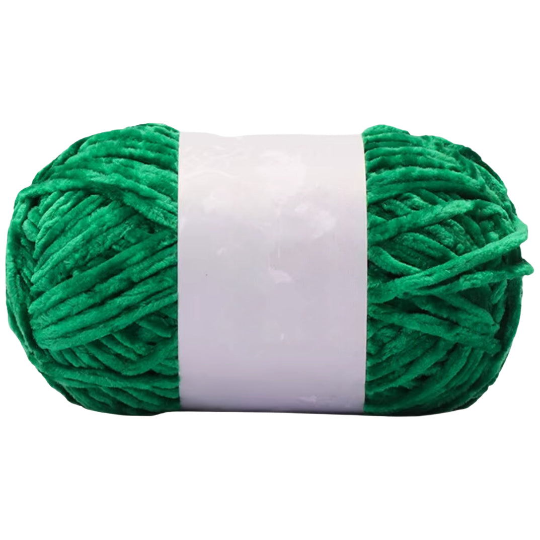 Chenille Yarn, Soft Worsted Weight Velvet Yarn, 100g/3.53oz 175 yards