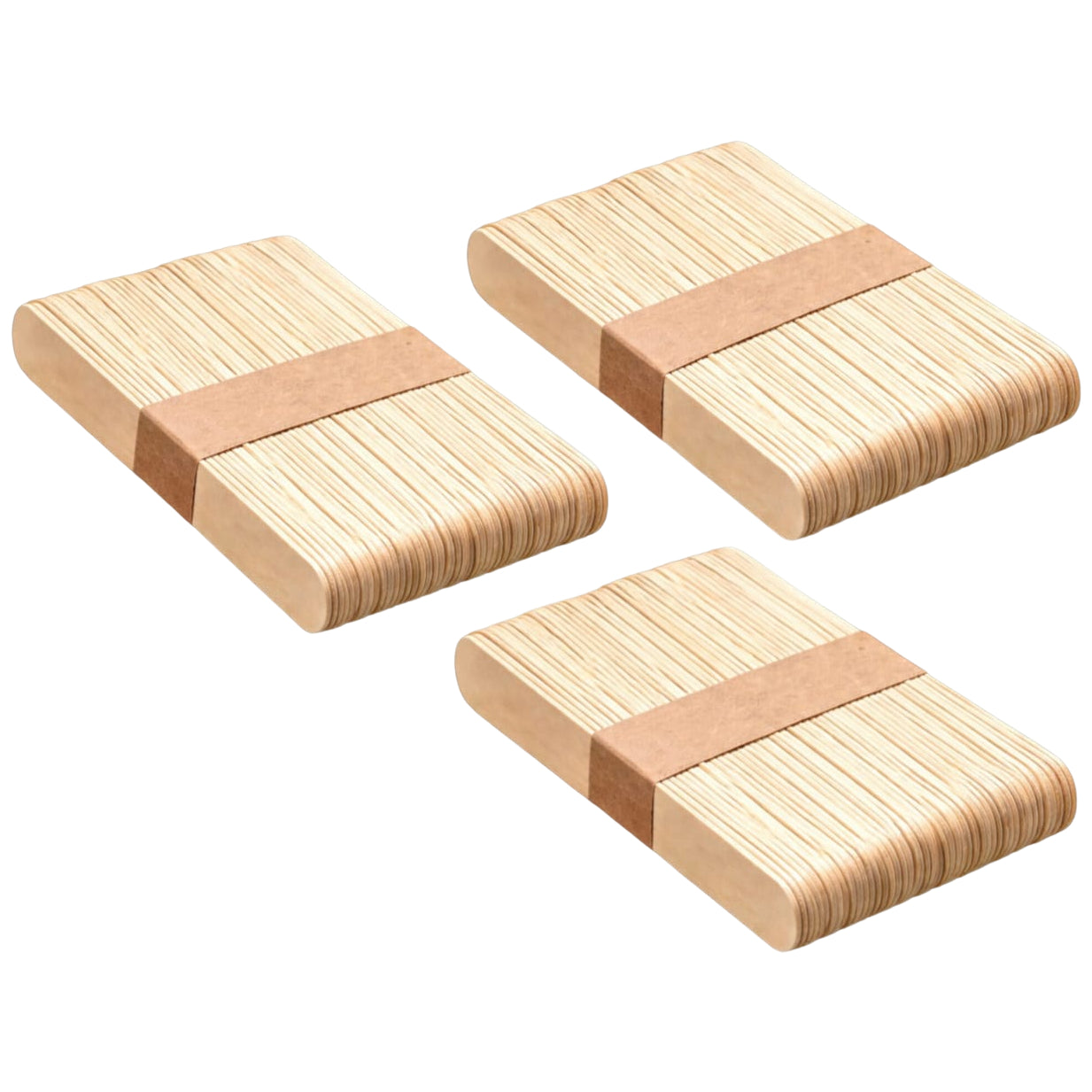 Jumbo 6 Inch Wooden Popsicle Sticks Craft Sticks for Ice Cream Model Building Kids Crafts and DIY Projects