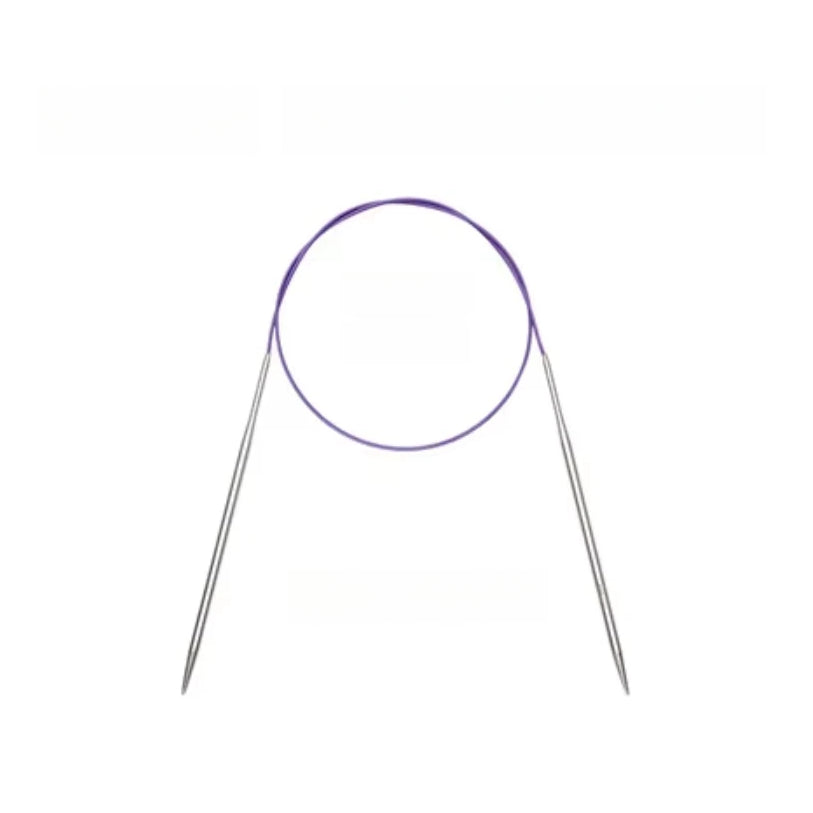 Stainless Steel Circular Knitting Needles 100cm – Durable, Precision-Fit Knitting Needle Sizes