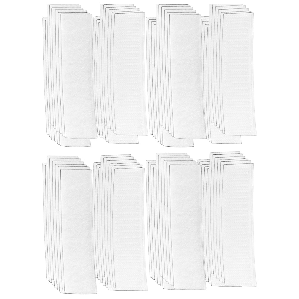Heavy Duty Adhesive Hook and Loop Fastener Strips Double Sided Strong Backing for Home Office School