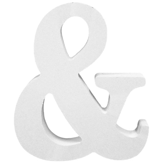 8 Inch White Wooden Letters for Wall Decor Unfinished Wood Alphabet for Home Crafts DIY Signs