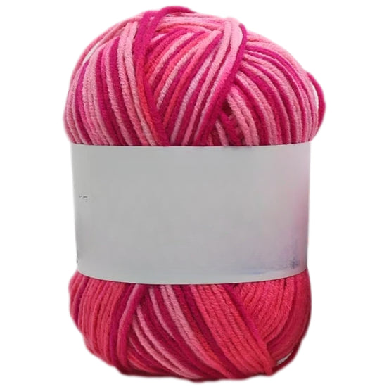 Multicolored Anti-Pill Acrylic Yarn 50g/1.76oz, 136.7 Yards for Baby Projects, Garments, and Decor