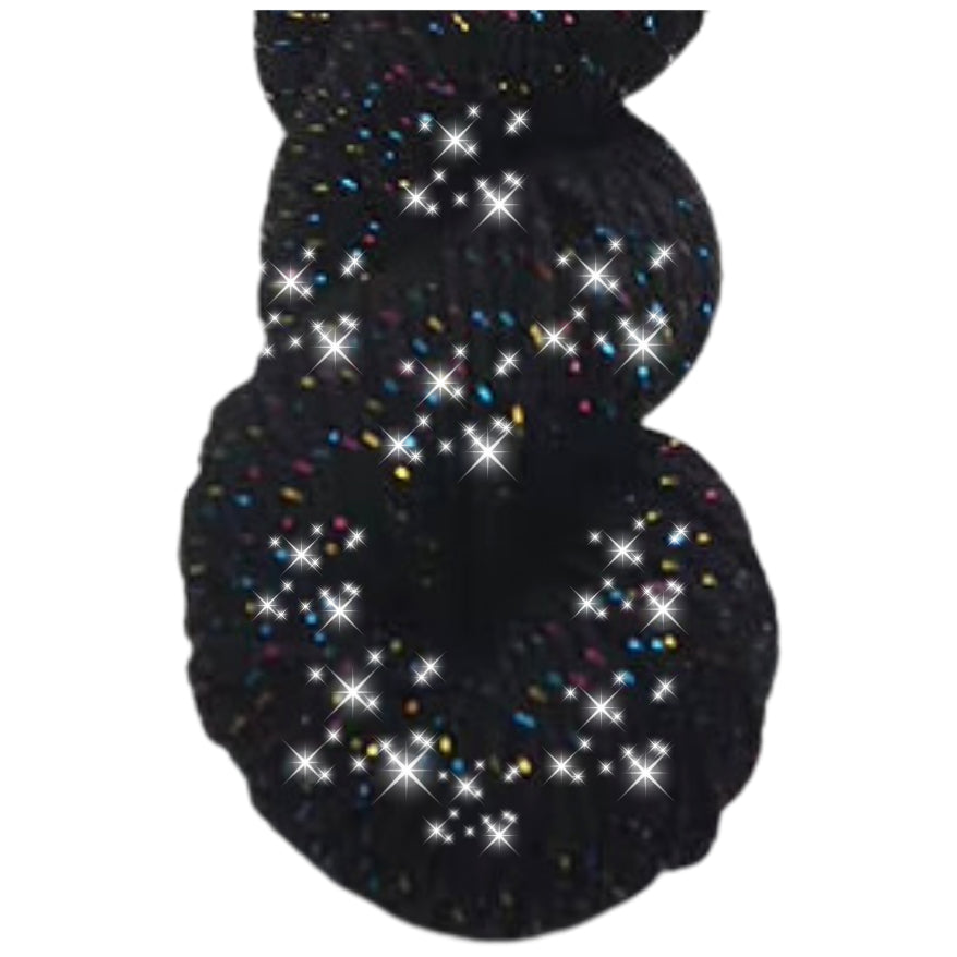 Glitter Yarn – Medium Worsted Weight Acrylic & Polyester for Knitting & Crochet Projects, 50g/1.76oz 109 yards