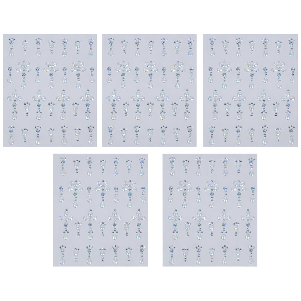 Acrylic Rhinestone Gem Stickers Sparkling Adhesive Jewels for Crafts Scrapbooking Makeup Decoration and DIY Projects
