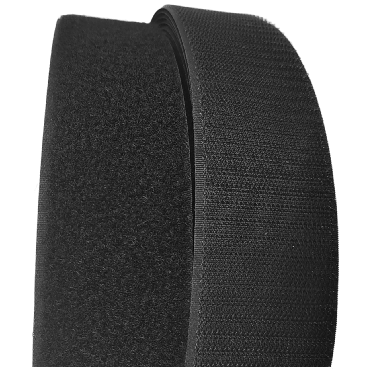 Sew On Hook and Loop Tape Strips 2 Inch Wide Non Adhesive Interlocking Fastener Roll 27 Feet