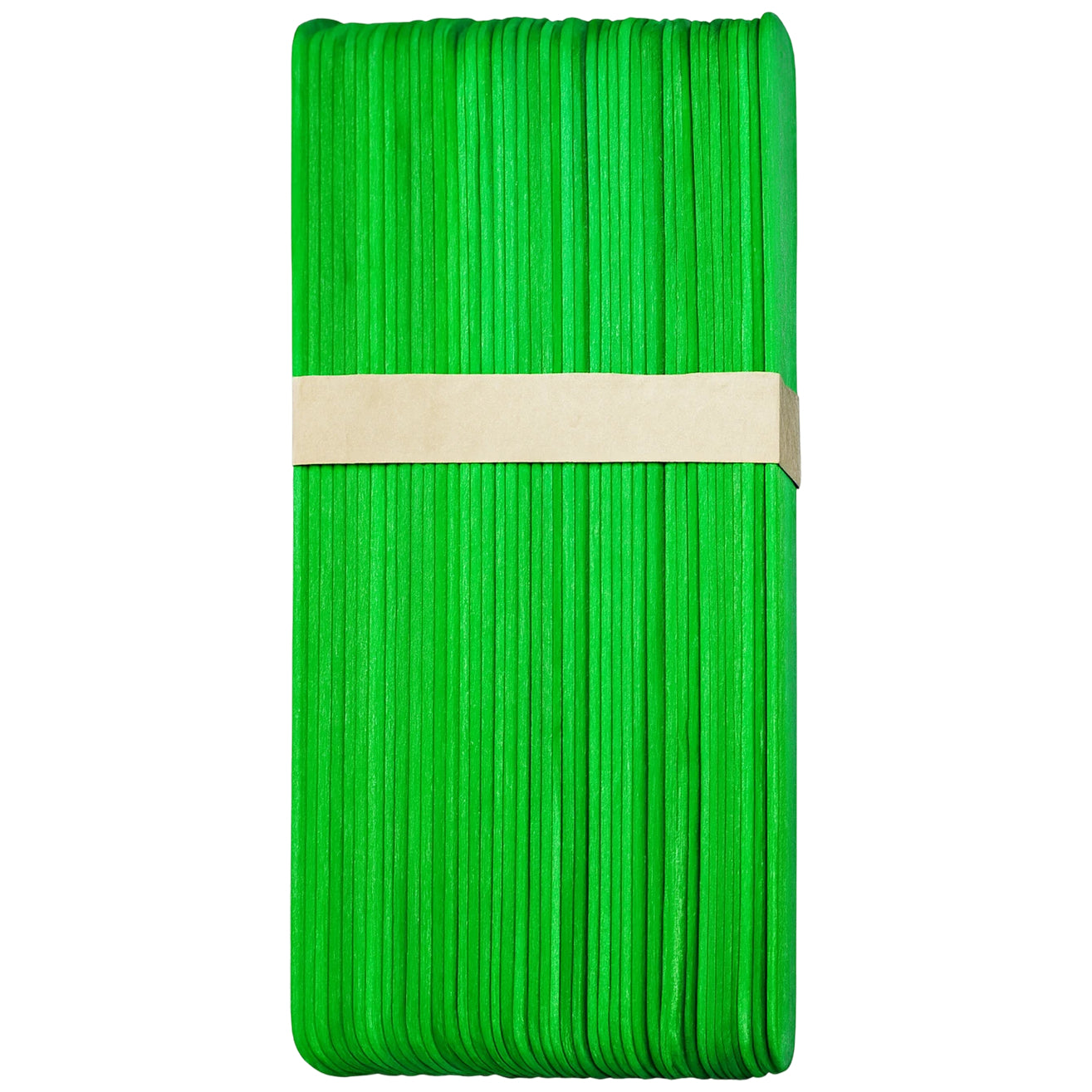 Jumbo Wooden Craft Sticks 8 Inch Natural Wood for Waxing, Popsicles, Crafts, and DIY Projects, Pack of 60