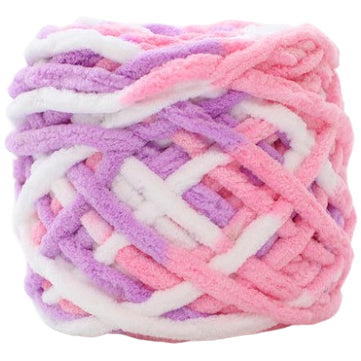 Super Chenille Yarn 7-8mm, 55 Yards (50m), 95g/3.35oz, Bulky Yarn for Knitting & Crafts