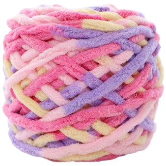 Super Chenille Yarn 7-8mm, 55 Yards (50m), 95g/3.35oz, Bulky Yarn for Knitting & Crafts