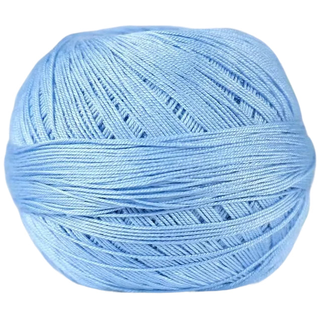 Mercerized Cotton Lace Yarn – Smooth, Shiny Cotton Yarn for Crochet and Hand Knitting, 50 Grams/1.76oz 317 Yards