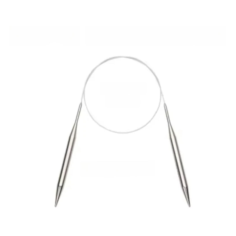 Stainless Steel Circular Knitting Crochet Needles, 80cm for Durable and Precise Stitching