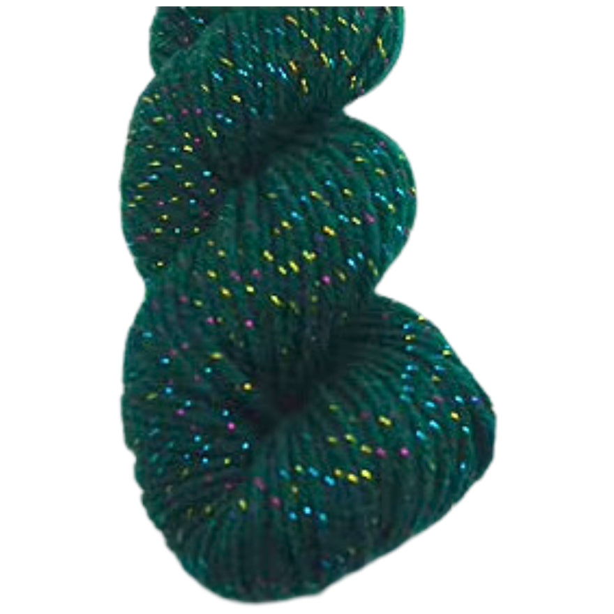 Glitter Yarn – Medium Worsted Weight Acrylic & Polyester for Knitting & Crochet Projects, 50g/1.76oz 109 yards