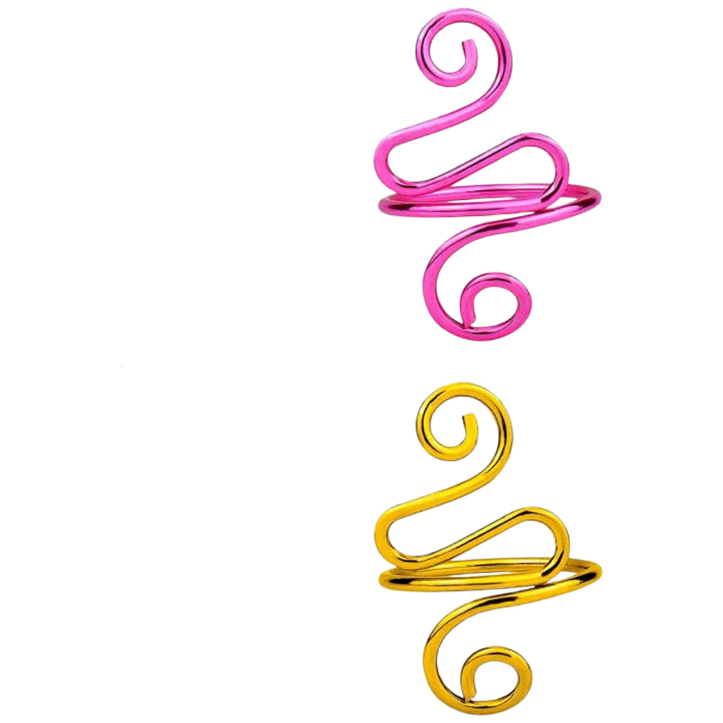 Adjustable Peacock Crochet Yarn Tension Rings for Knitting, Finger Guide, and Gift Accessories