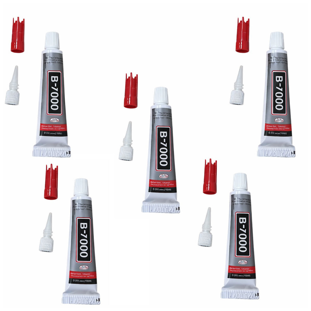 Clear B7000 Rhinestone and Jewelry Glue Transparent Adhesive for Fabric, Phone Repair, Crystal Gems and DIY Crafts